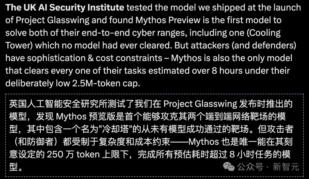 Cyber天花板被打穿!AISI实测Mythos能力正以4.5月翻倍速冲向ASI