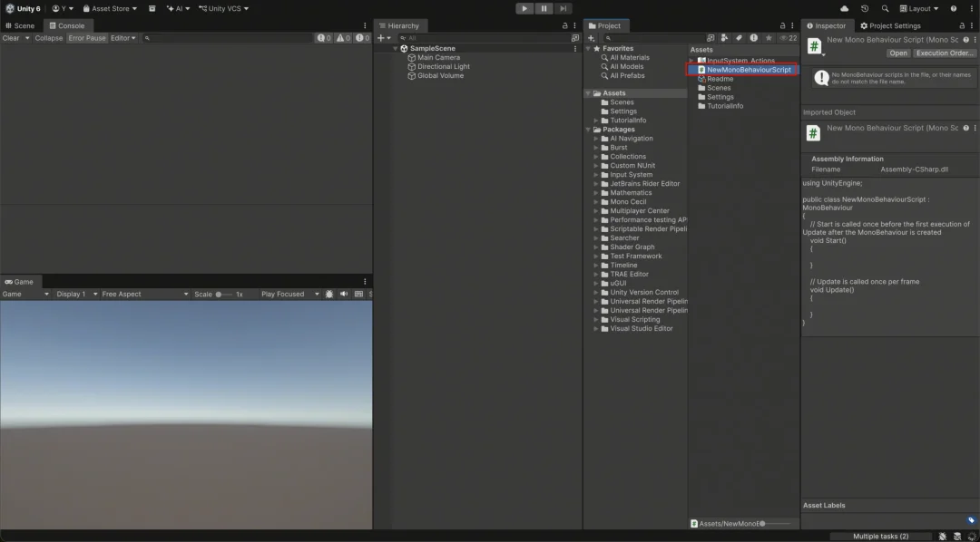 TRAE Editor for Unity:让 AI 融入 Unity 开发工作流