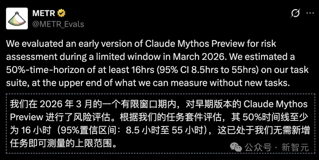 刚刚,Claude Mythos打爆AI评测天花板!超指数狂飙,2027奇点加速