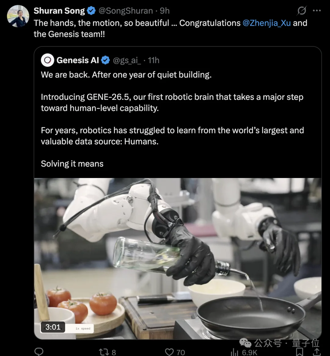 一年磨一剑，今年最炸机器人Demo来了！1亿美元种子轮团队出手，单个模型解锁单手打蛋解魔方弹钢琴