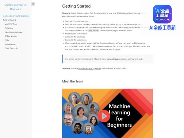 ML for Beginners