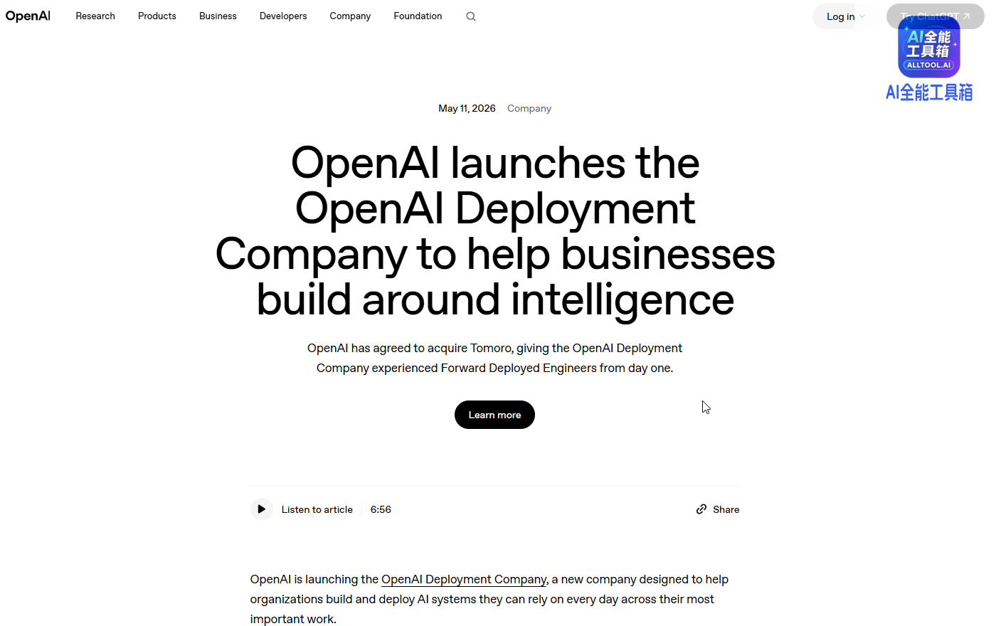 OpenAI Deployment Company